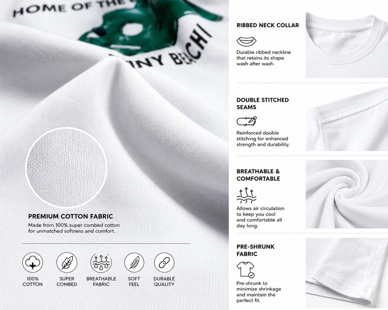 RINO7 Men’s Soft Cotton Regular Fit T-Shirt - RINO7