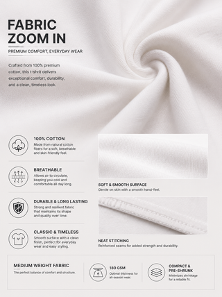 RINO7 Premium Regular Fit Cotton T-Shirt