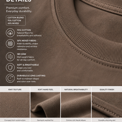 RINO7 Premium Regular Fit Cotton T-Shirt - RINO7