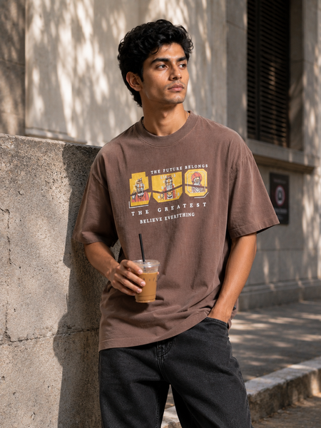 RINO7 Bold Graphic Oversized T-Shirt - RINO7
