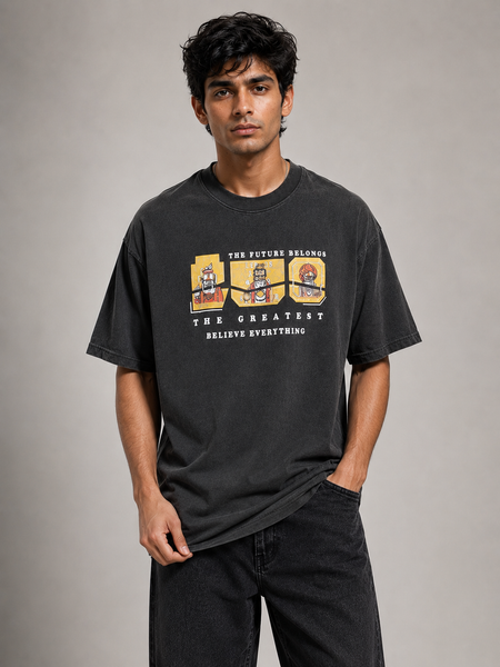 RINO7 Bold Graphic Oversized T-Shirt - RINO7