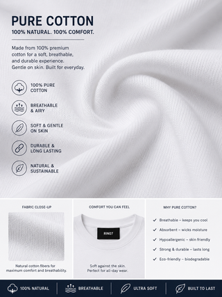 RINO7 Built Different Men’s Regular Fit Tee