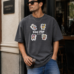 RINO7 Relaxed Fit Oversized Streetwear T-Shirt - RINO7