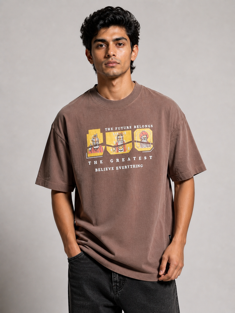 RINO7 Bold Graphic Oversized T-Shirt - RINO7