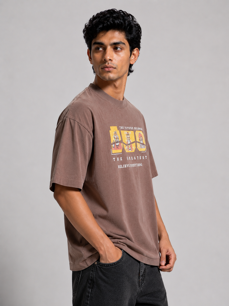 RINO7 Bold Graphic Oversized T-Shirt - RINO7