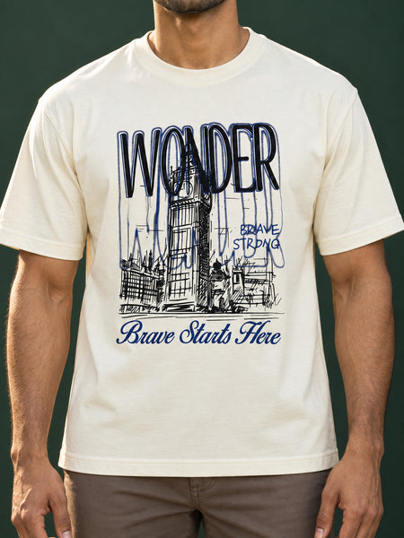 RINO7 Signature Street Regular Fit Cotton Tee