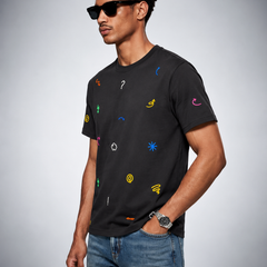 RINO7 Everyday Rebel Regular Fit Tee