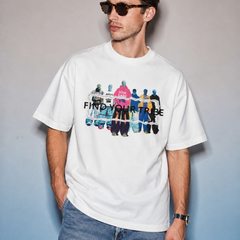 Rino7 Men’s Oversized Streetwear T-shirt