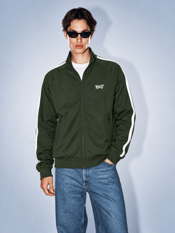 green jacket