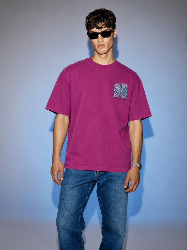 RINO7 Premium Box Fit Oversized Tee