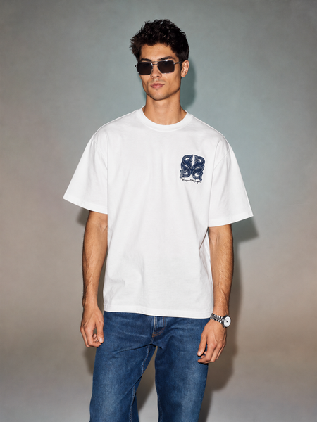 RINO7 Premium Box Fit Oversized Tee