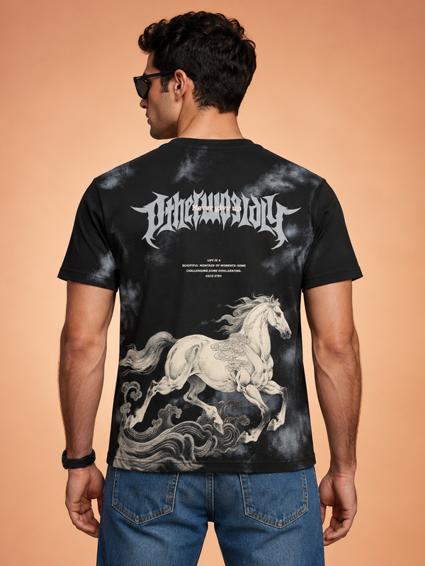 RINO7 Men’s Regular Fit Graphic T-Shirt