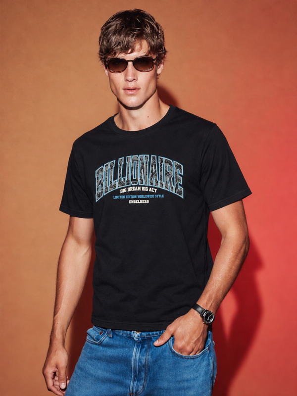 RINO7 Built Different Streetwear Regular Fit T-Shirt