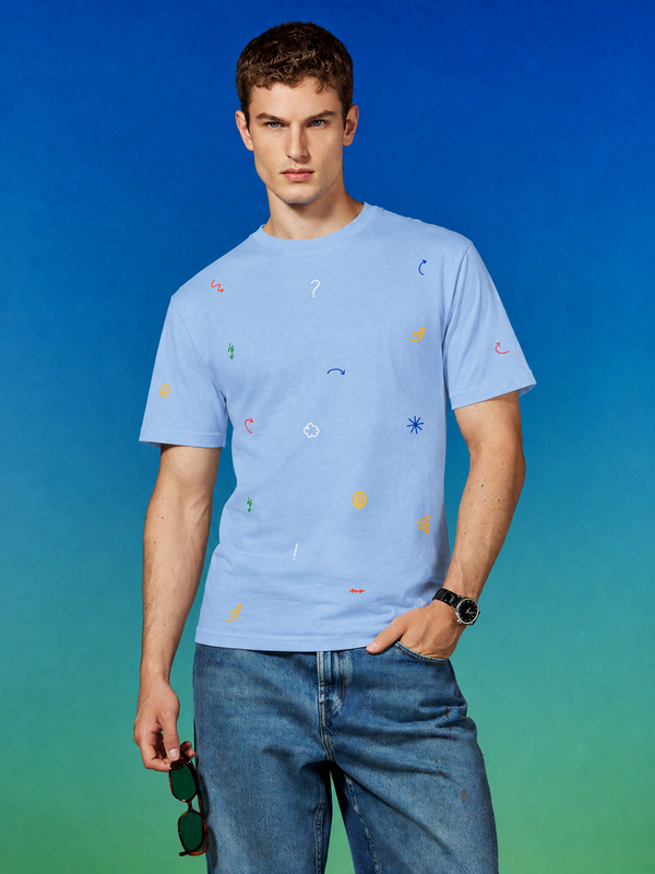 RINO7 Everyday Rebel Regular Fit Tee