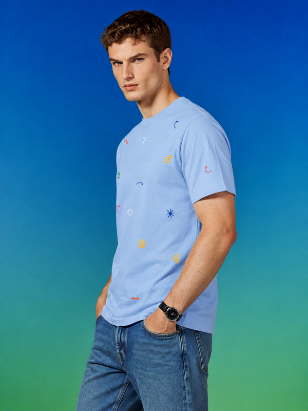 RINO7 Everyday Rebel Regular Fit Tee