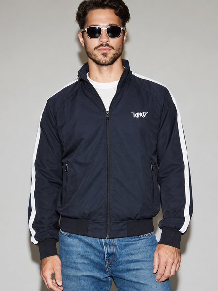 blue jacket