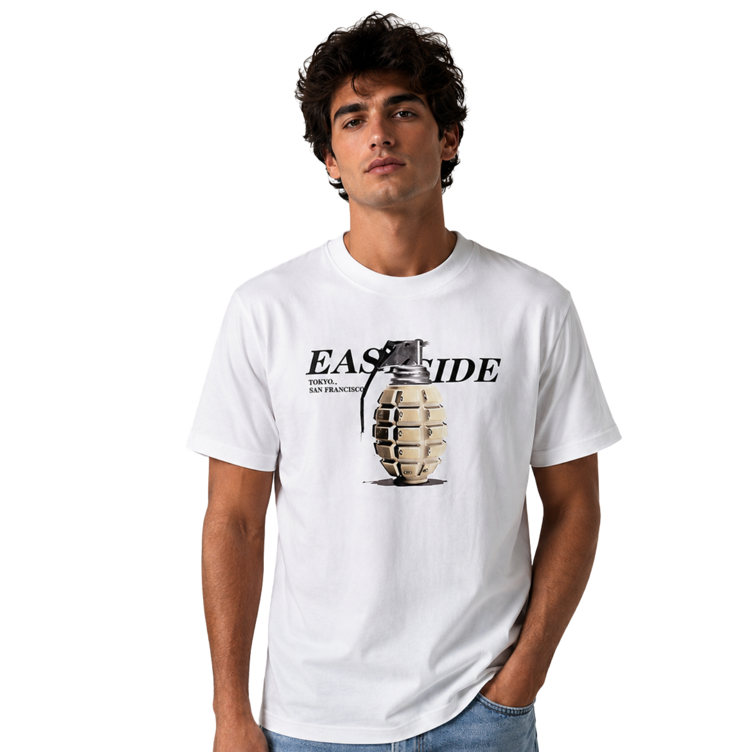 RINO7 Streetline Regular Fit T-Shirt