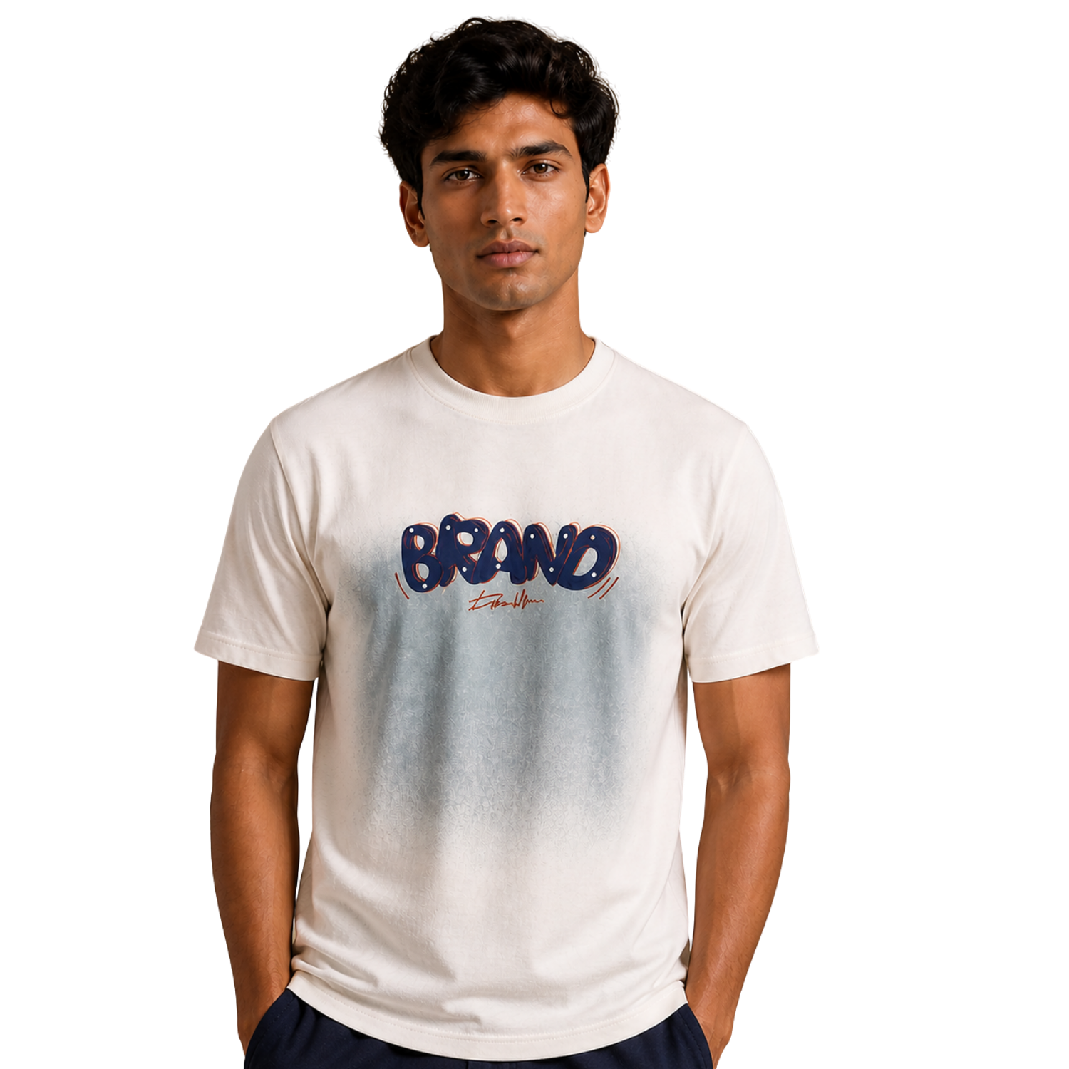 RINO7 Bold Era Regular Fit T-Shirt