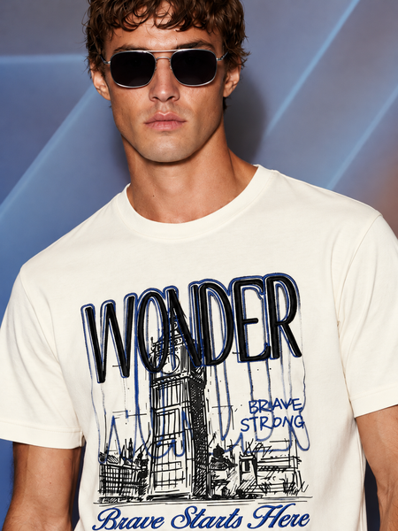 RINO7 Signature Street Regular Fit Cotton Tee