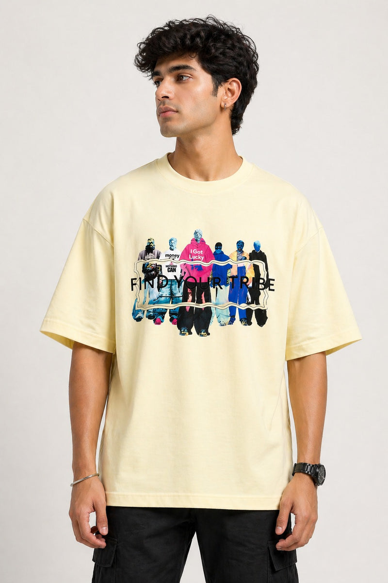 Rino7 Men’s Oversized Streetwear T-shirt - RINO7
