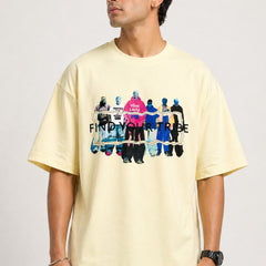 Rino7 Men’s Oversized Streetwear T-shirt - RINO7