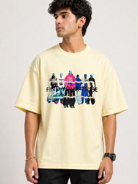 Rino7 Men’s Oversized Streetwear T-shirt - RINO7
