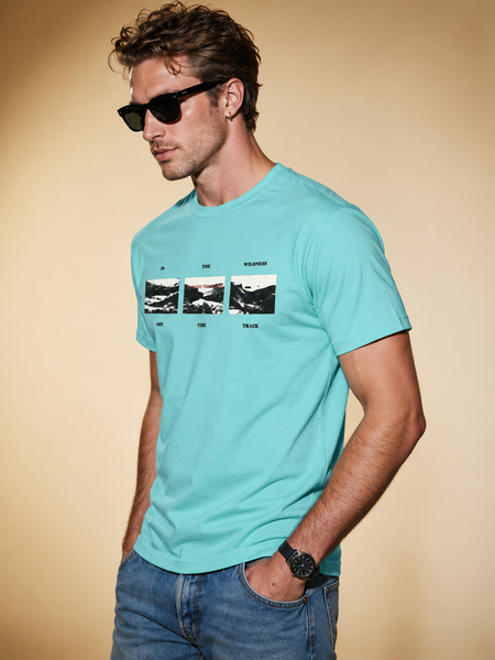 RINO7 Built Different Streetwear Regular Fit T-Shirt