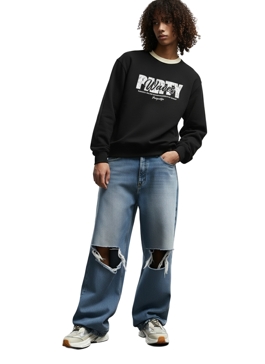 Rino7 CoastWave Retro Sweatshirt