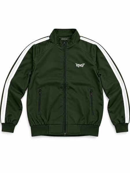 green jacket